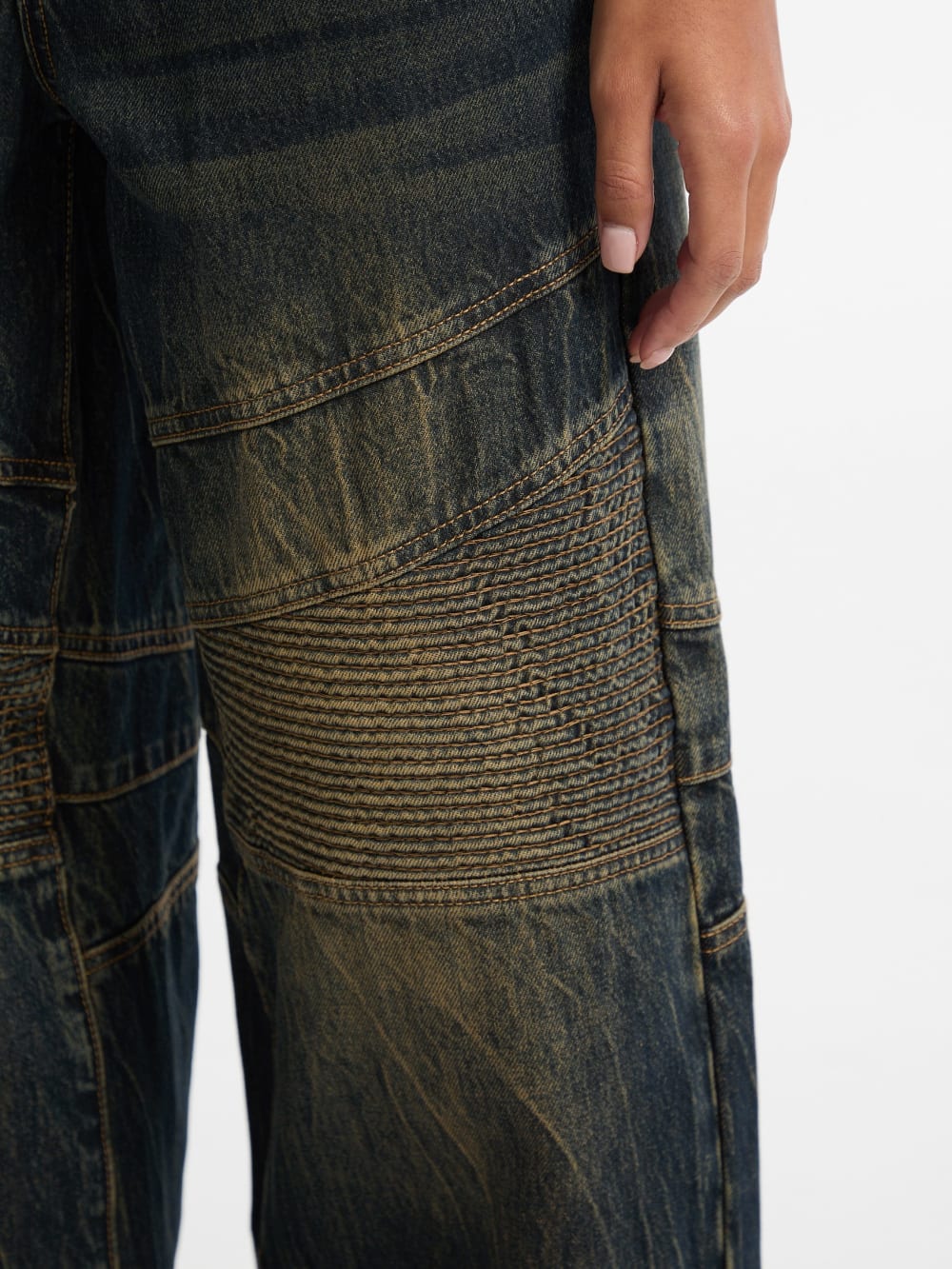 GUESS Originals Moto Wide-Leg Jeans - Guess