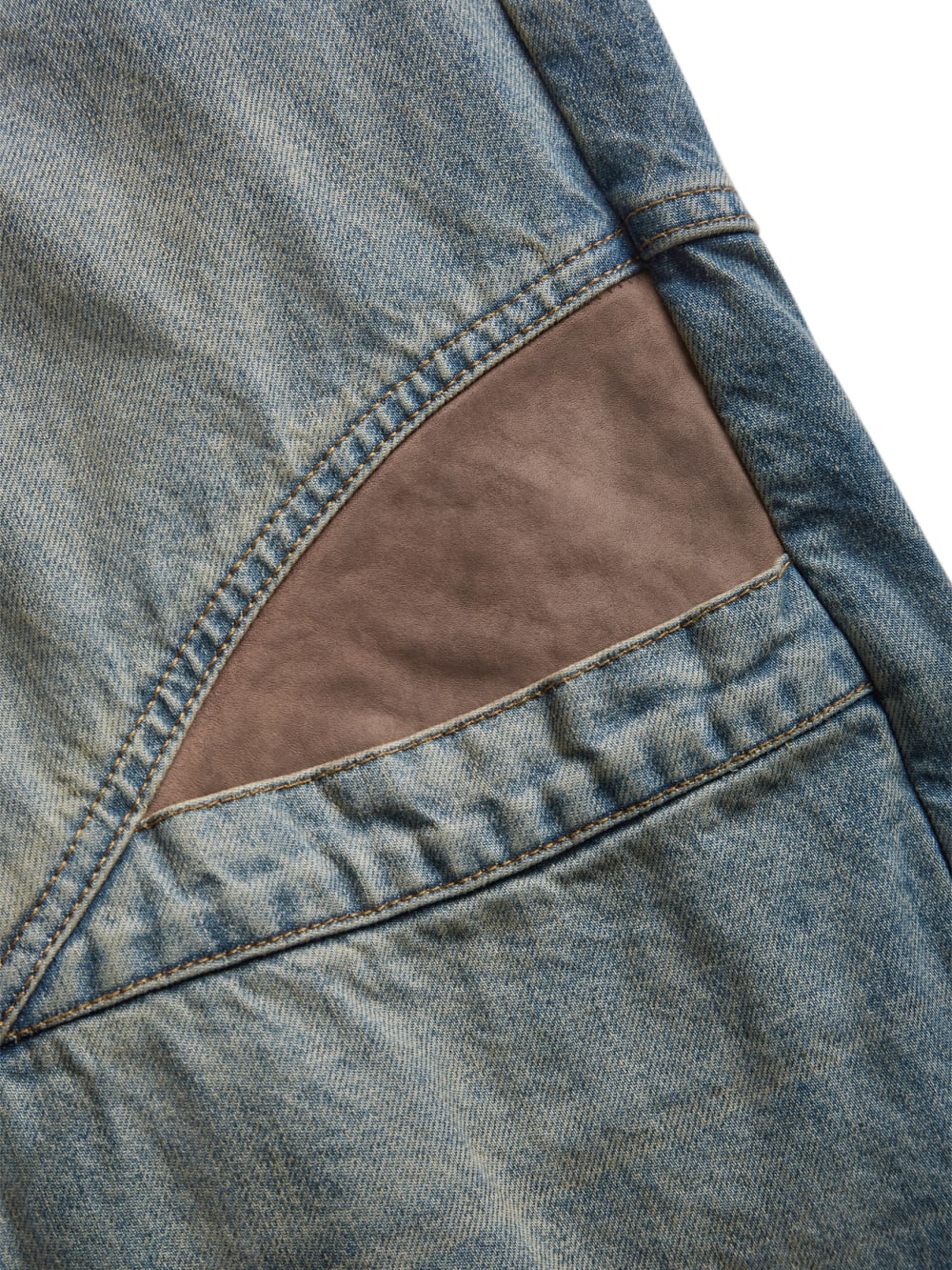 low-rise wide leg denim pants - Guess