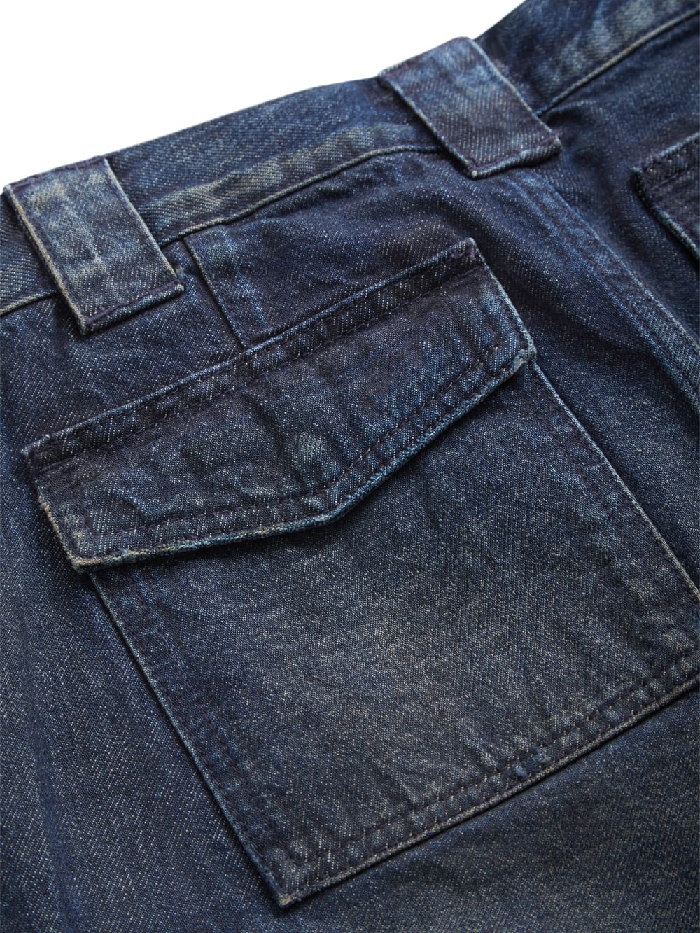 low-rise wide leg denim pants - Guess