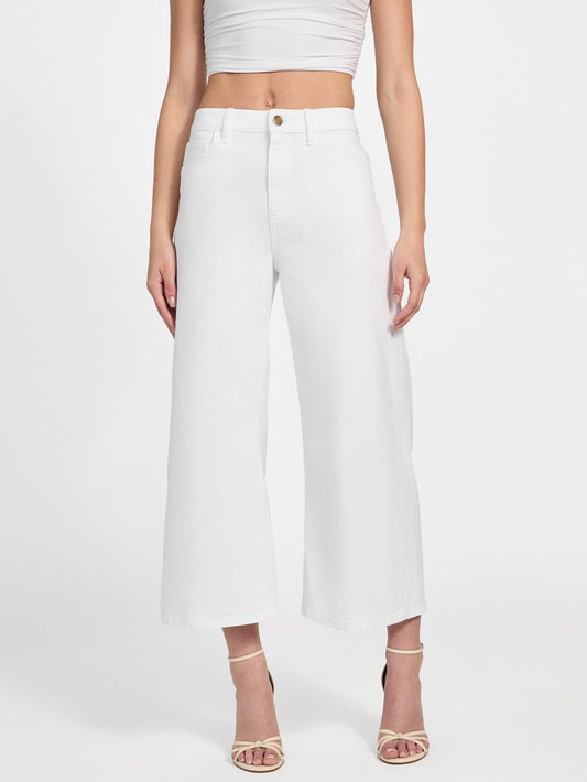 Eco Bellflower Cropped Wide Leg Jeans - Guess