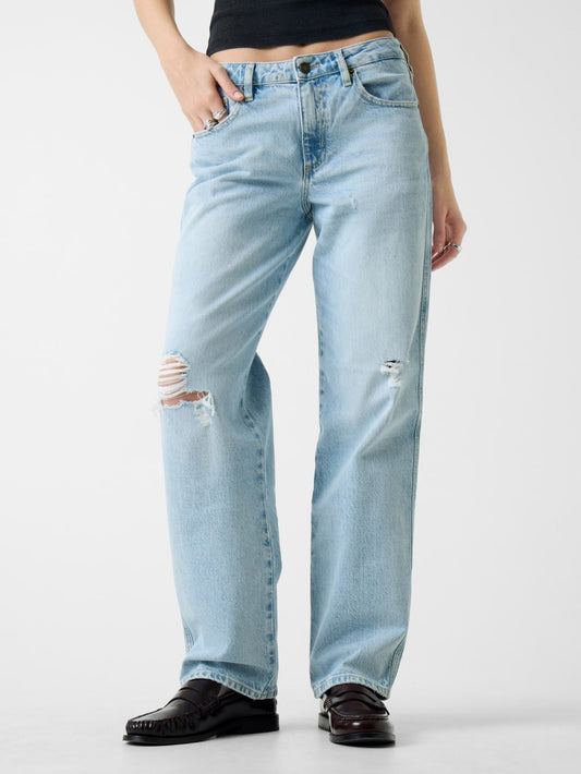 Destroyed Straight-Leg Boyfriend Jeans - Guess