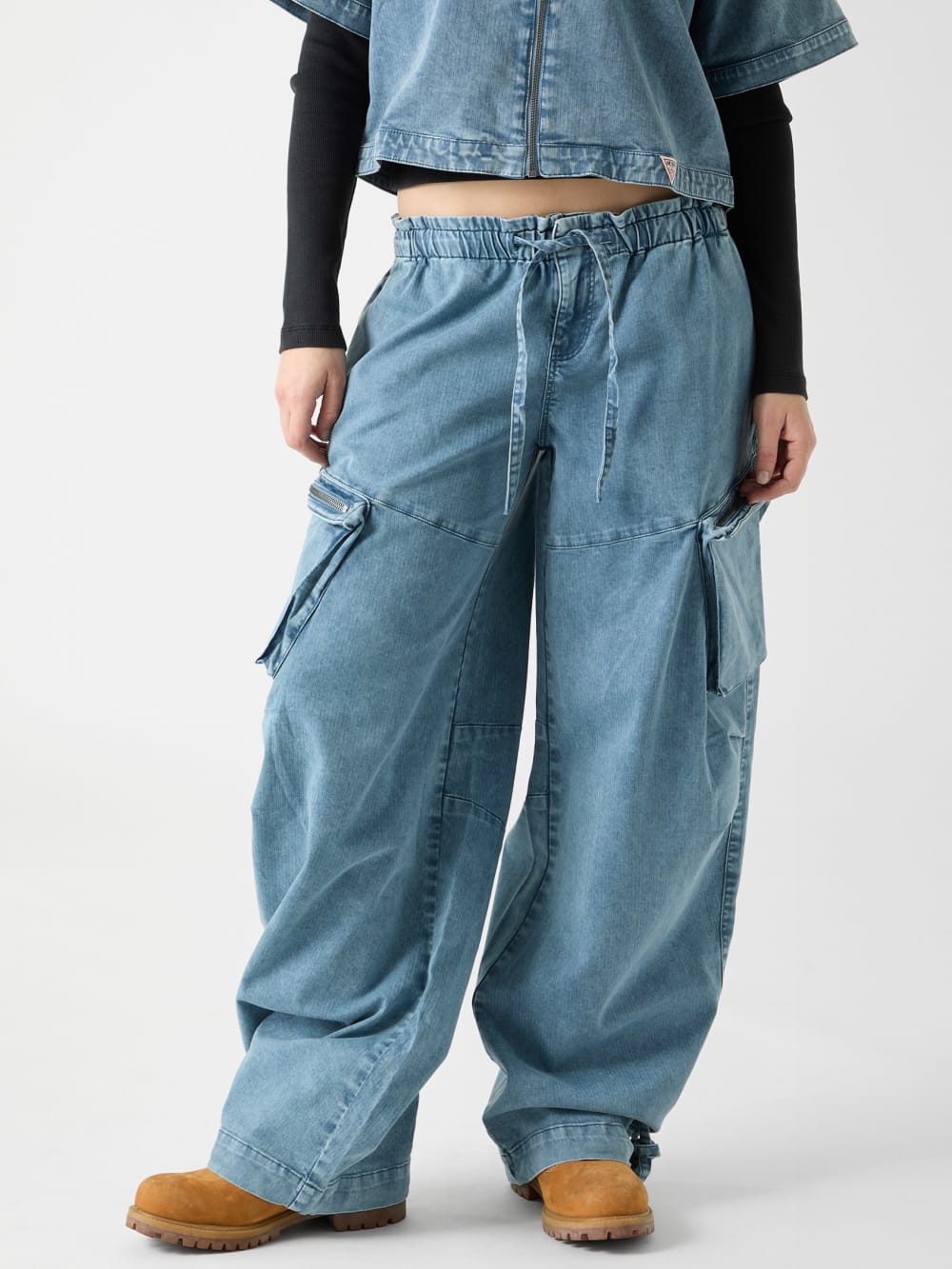 GUESS Originals Baggy Parachute Jeans - Guess