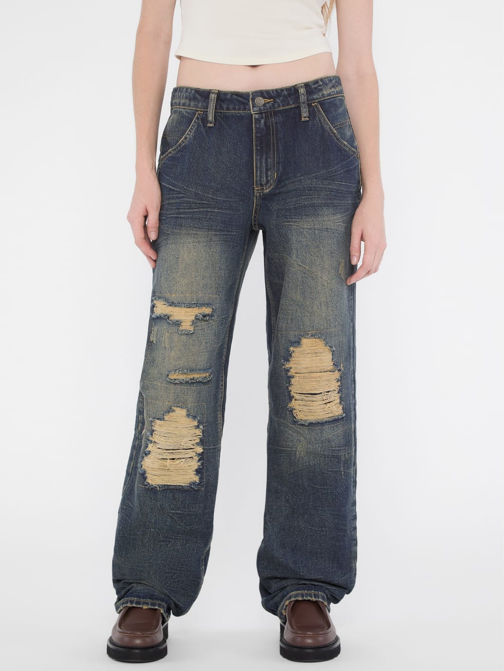 GUESS Originals Distressed Carpenter Jeans - Guess