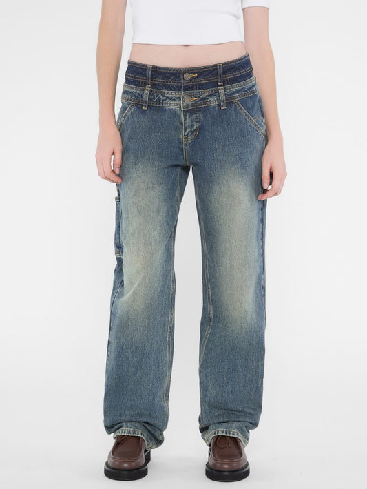GUESS Originals Double Waistband Carpenter Jeans - Guess