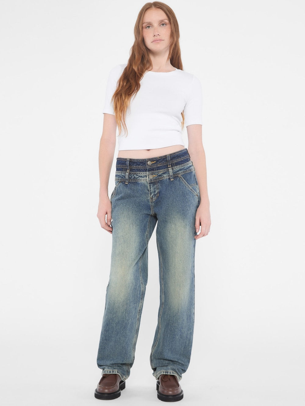 GUESS Originals Double Waistband Carpenter Jeans - Guess