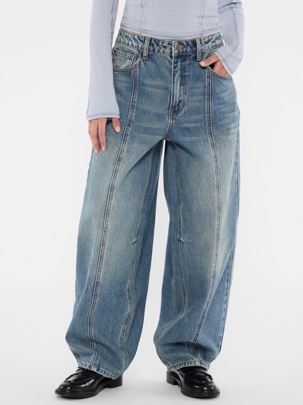 GUESS Originals Tapered Baggy Jeans - Guess