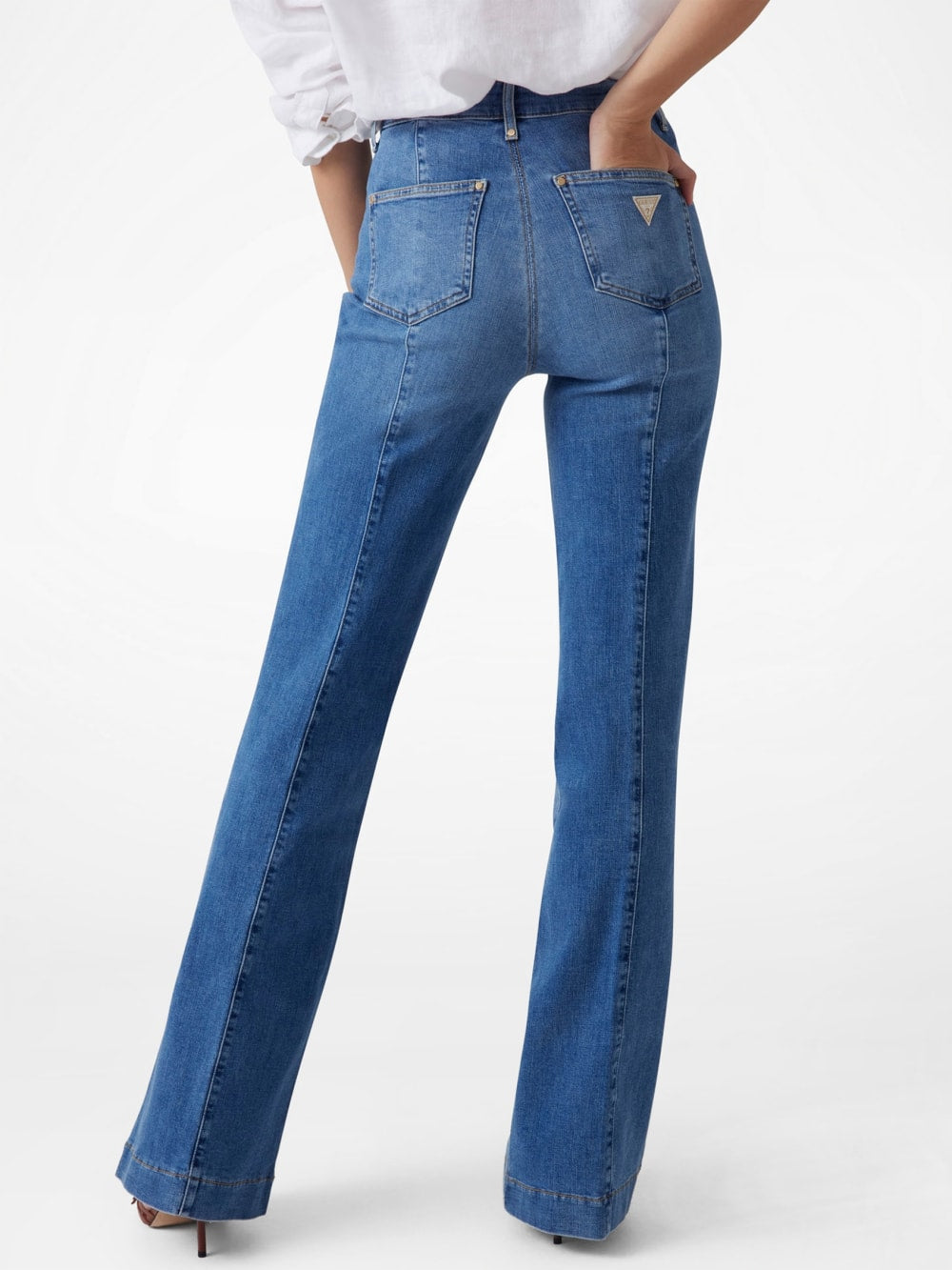 Eco Faye Sailor Flared Jeans - Guess