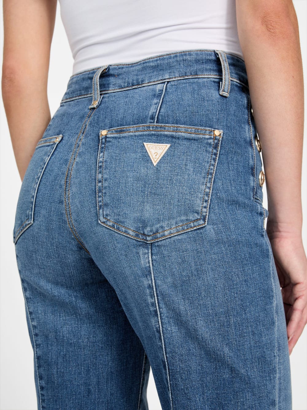 Eco Faye Sailor Flared Jeans - Guess
