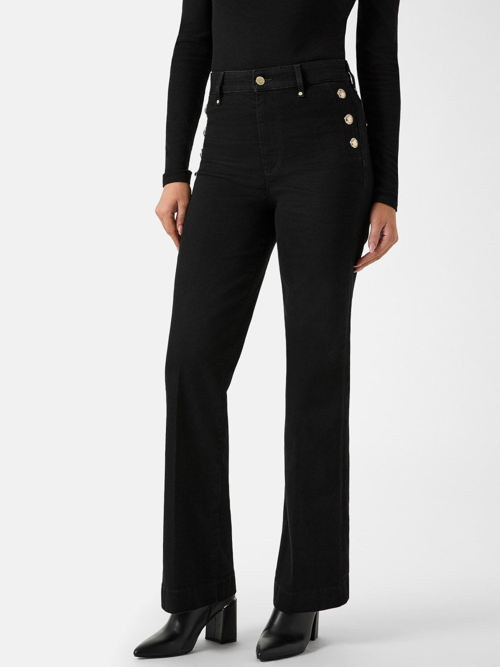 Eco Faye Sailor Flared Jeans - Guess