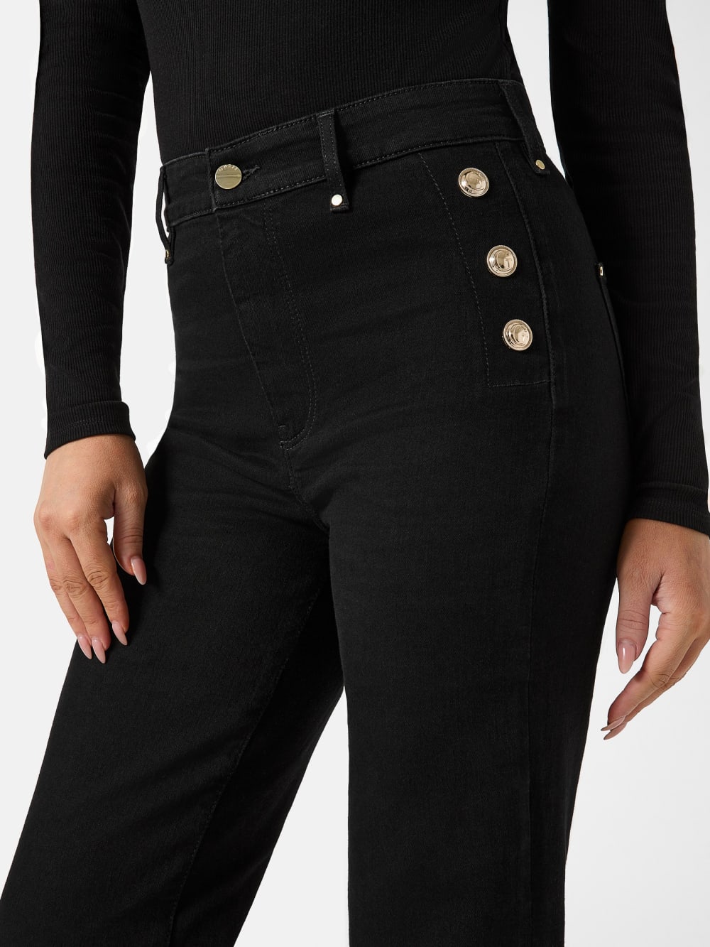 Eco Faye Sailor Flared Jeans - Guess