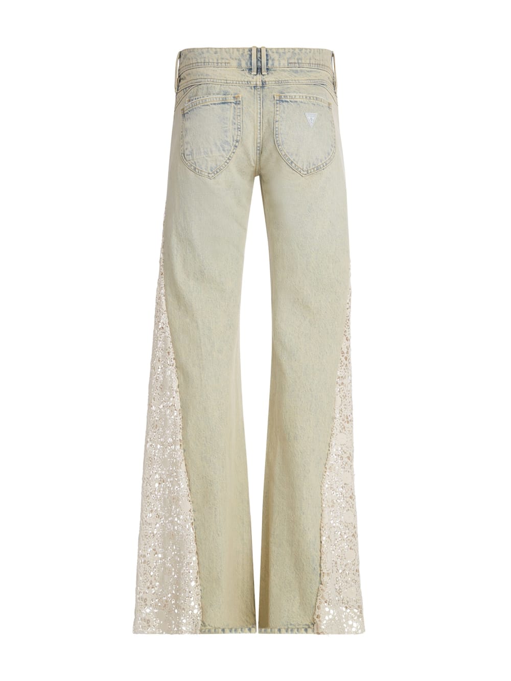 lace denim flare pants - Guess