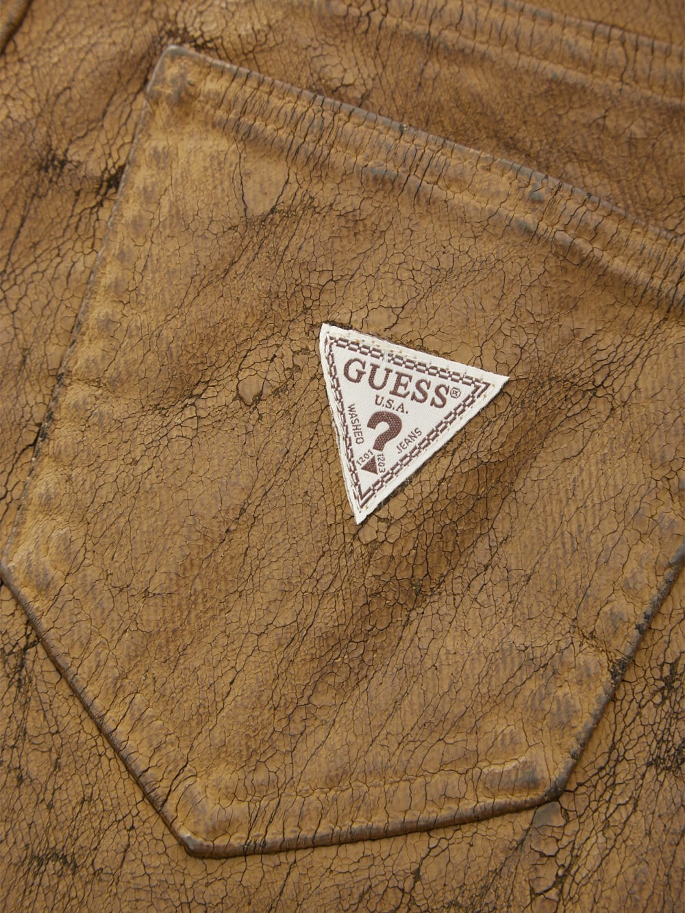 coated denim flare jeans - Guess