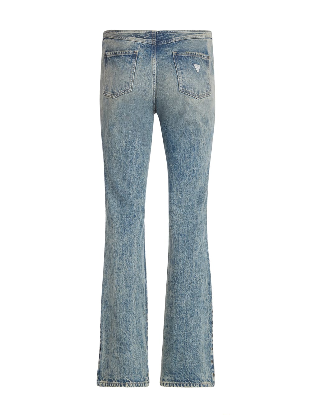 eyelet low-rise denim pants - Guess