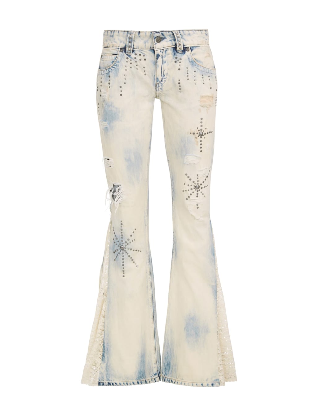 flare lace jeans - Guess