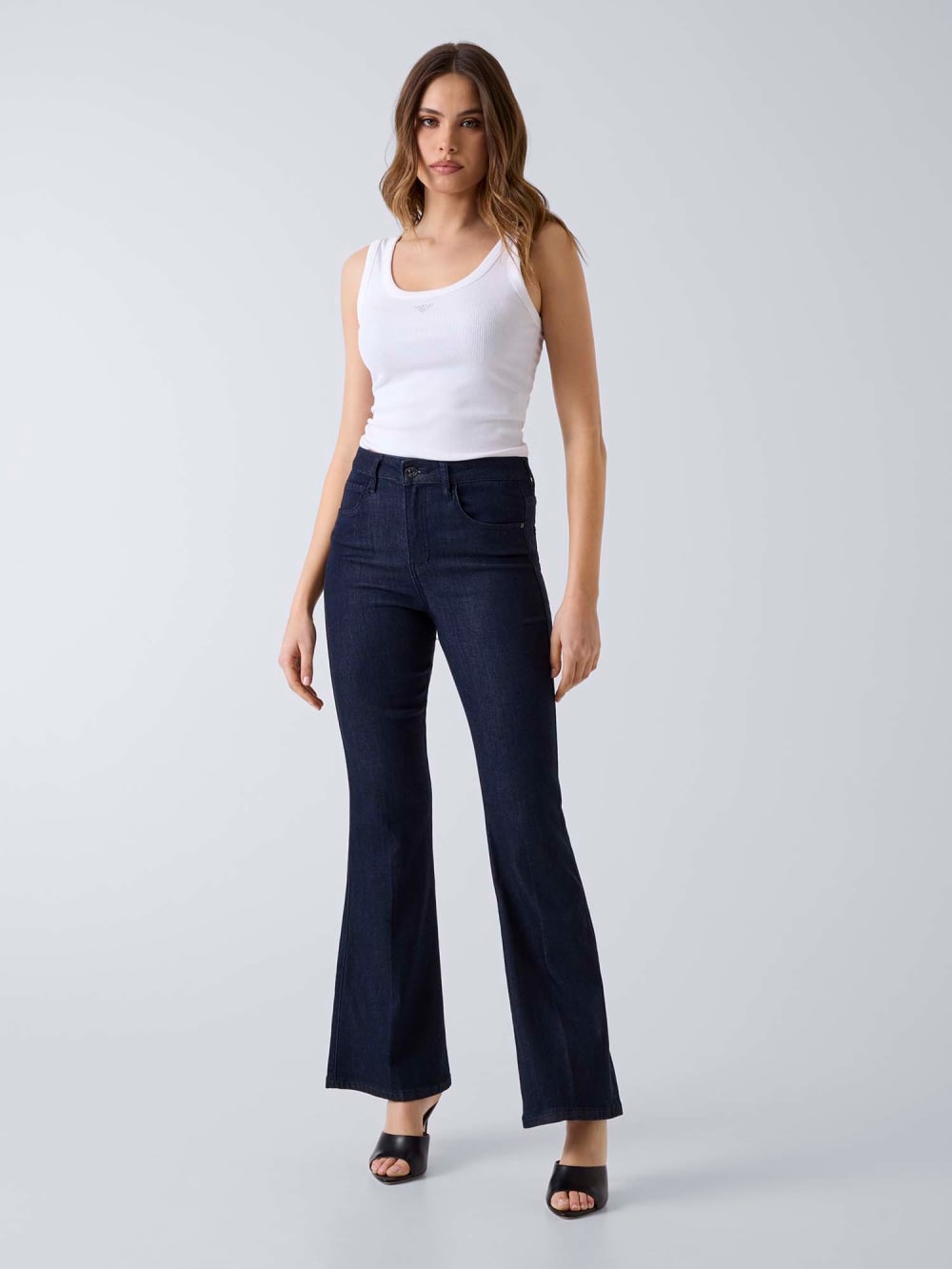 Belle High-Rise Flare Jeans - Guess