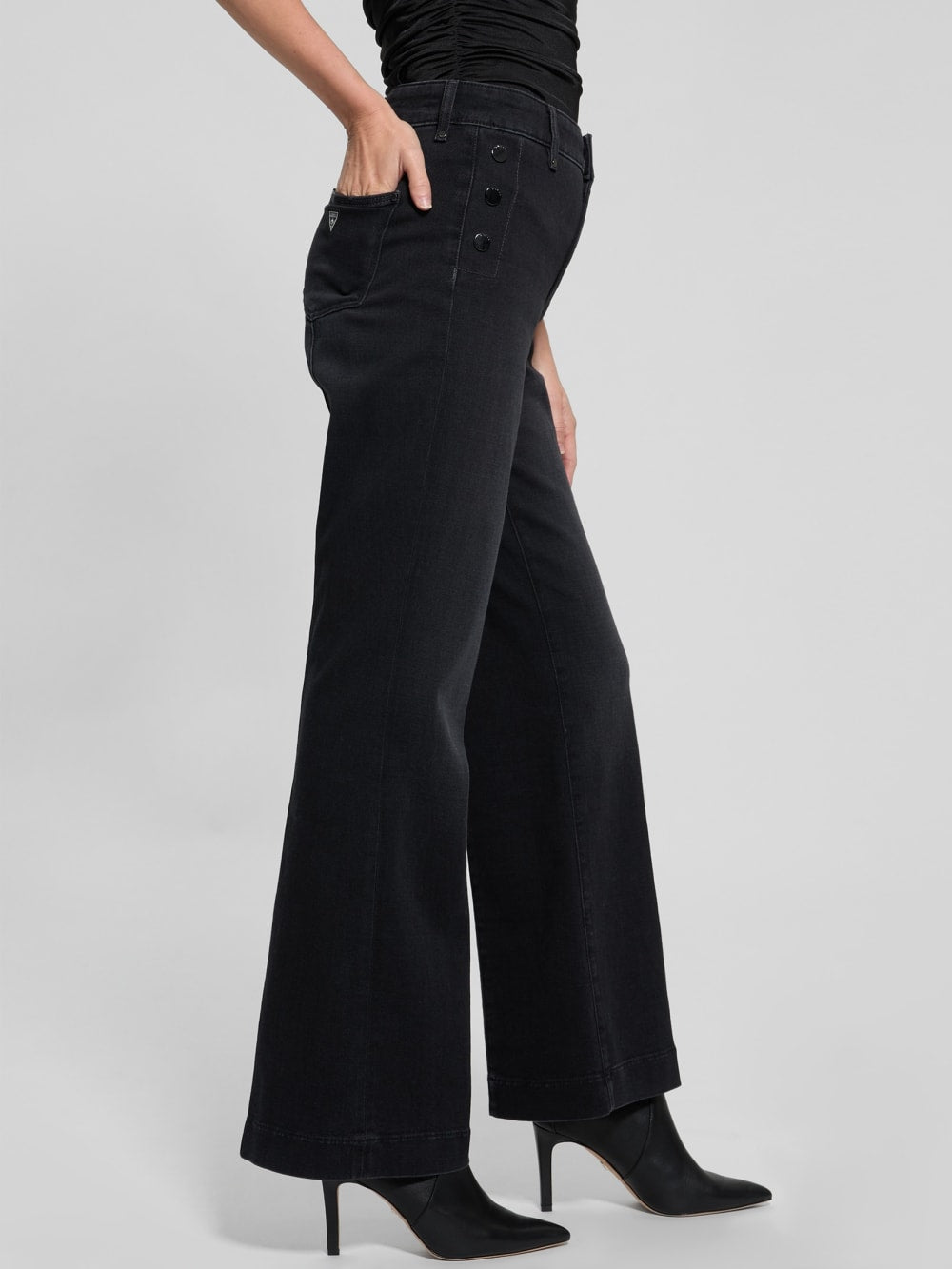 Eco Faye Sailor Flared Jeans - Guess