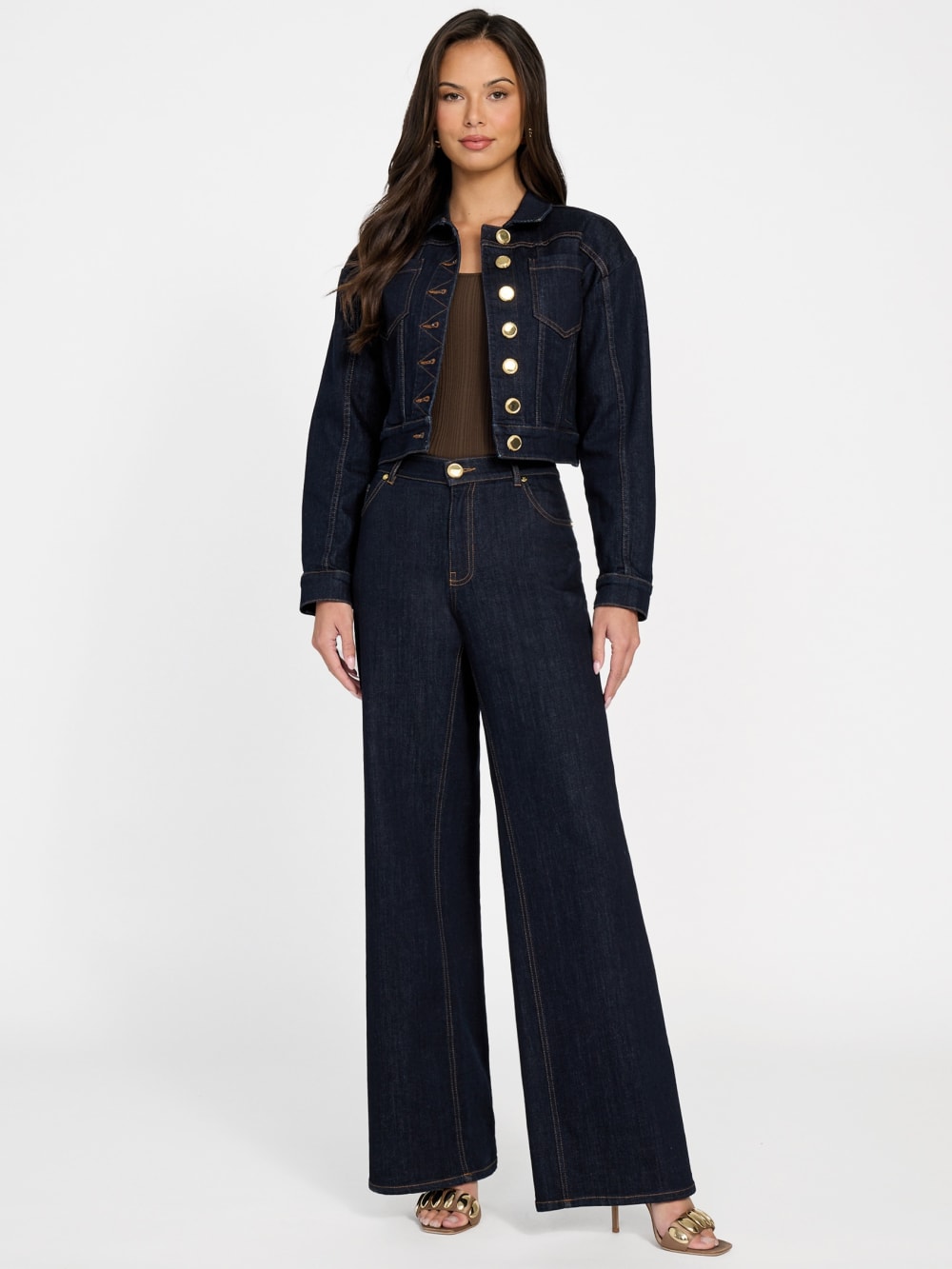 Kylie Mid-Rise Denim Pant - Guess