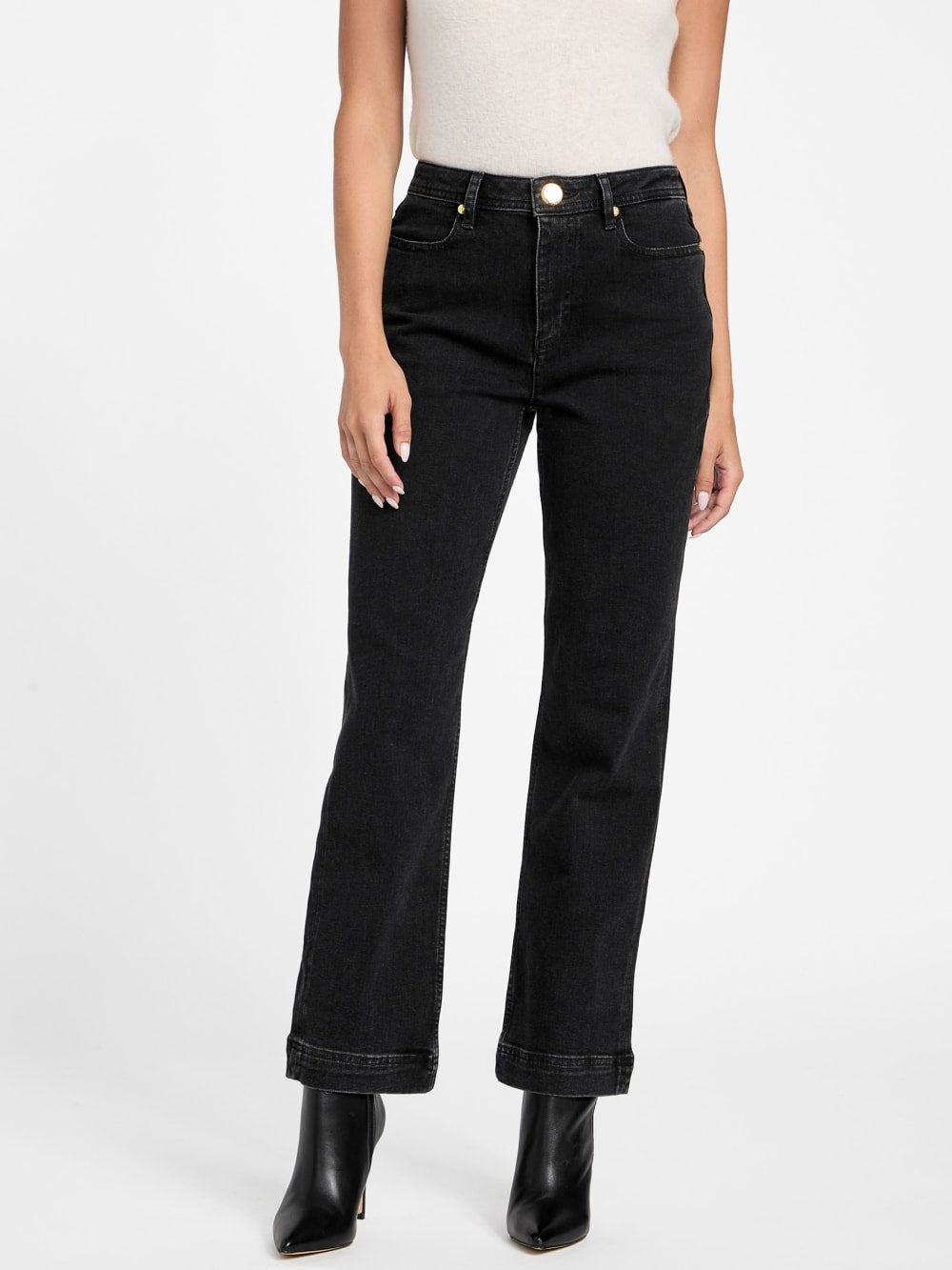 Doris Straight-Leg Denim Pant - Guess