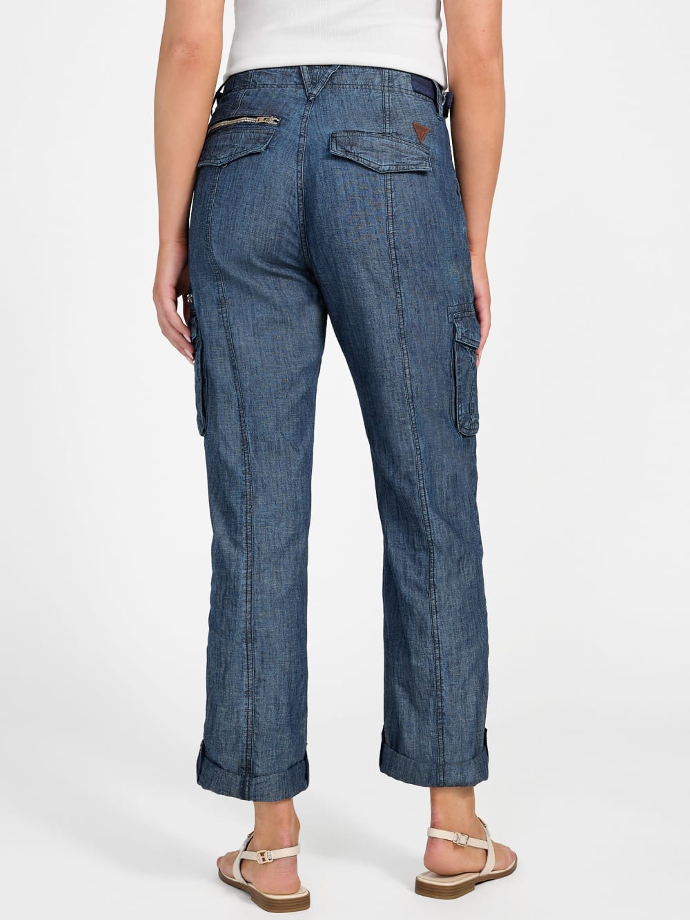 Nessi Denim Cargo Pants - Guess