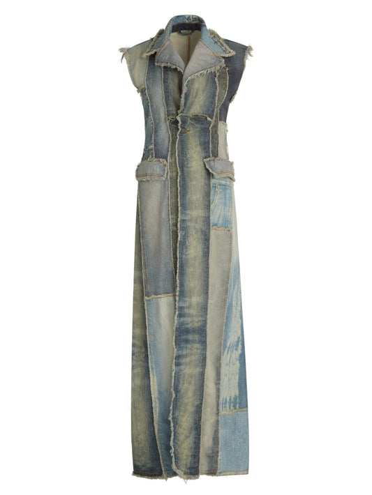 patchwork denim vest - Guess