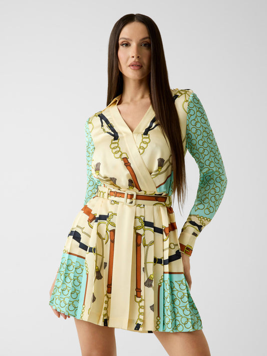 Marciano Chain Print Mini Dress - Guess