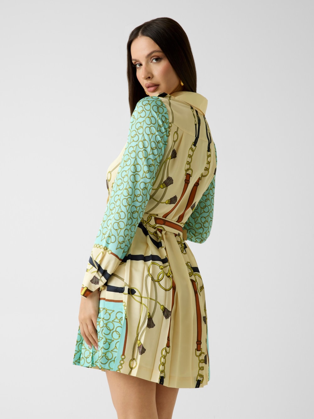 Marciano Chain Print Mini Dress - Guess