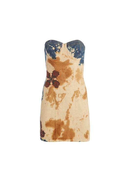 stud denim dress - Guess