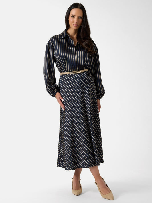 Eco Fatou Striped Maxi Dress - Guess
