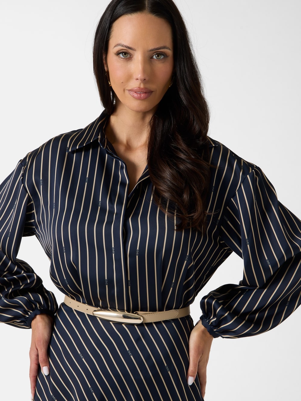 Eco Fatou Striped Maxi Dress - Guess