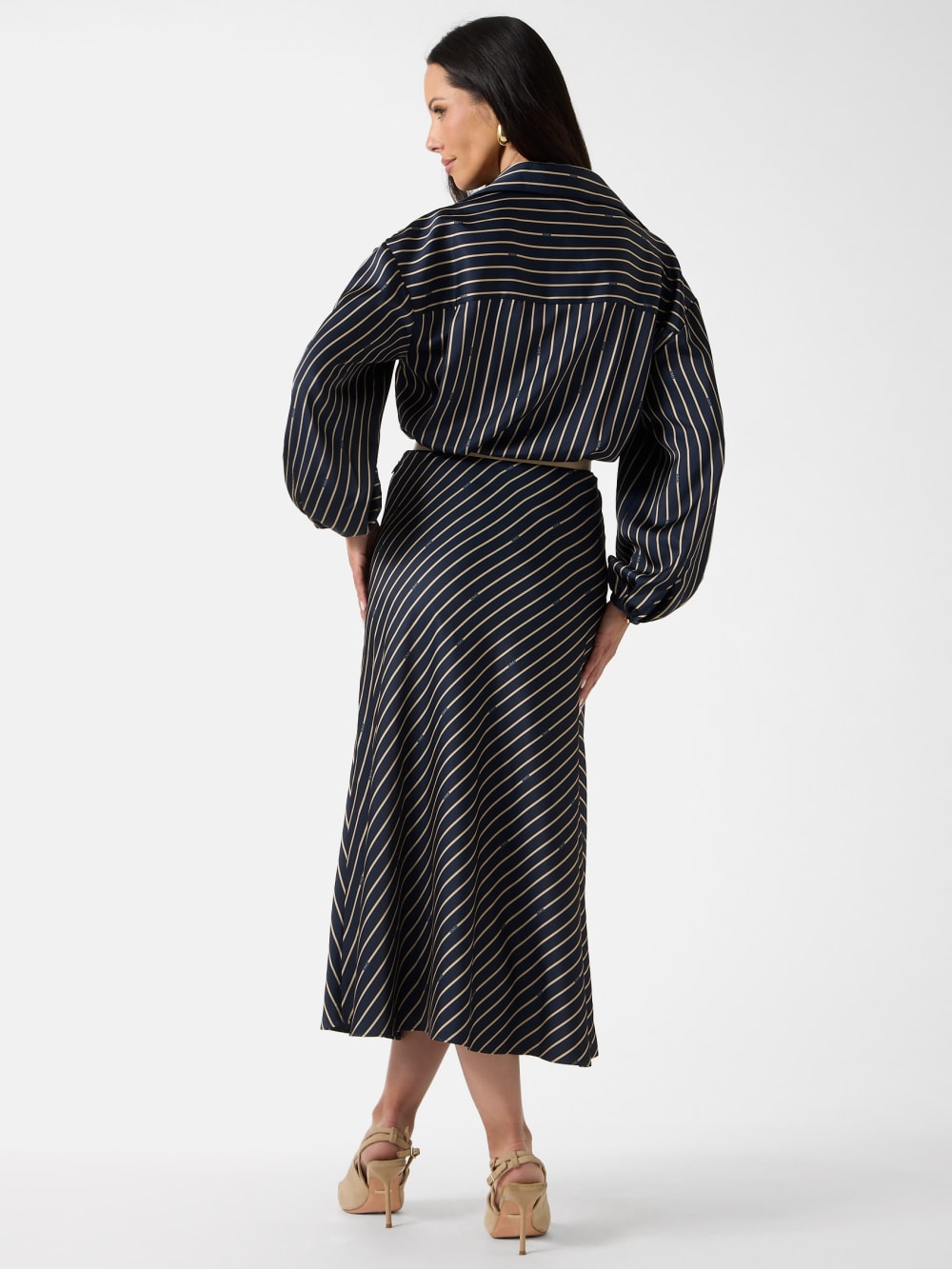 Eco Fatou Striped Maxi Dress - Guess