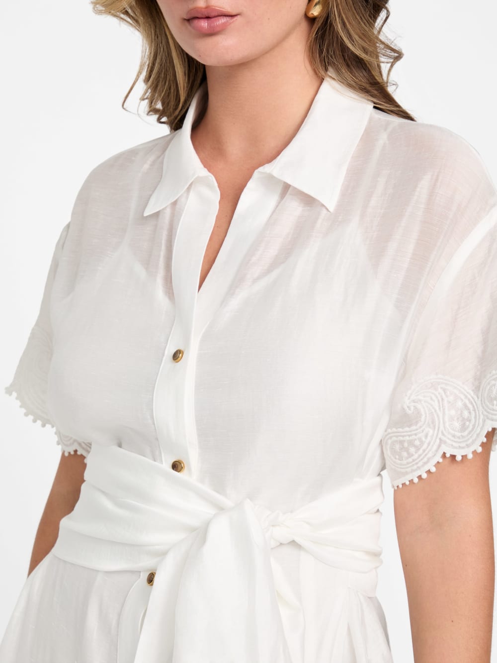 Eco Mindy Embroidered Mini Dress - Guess