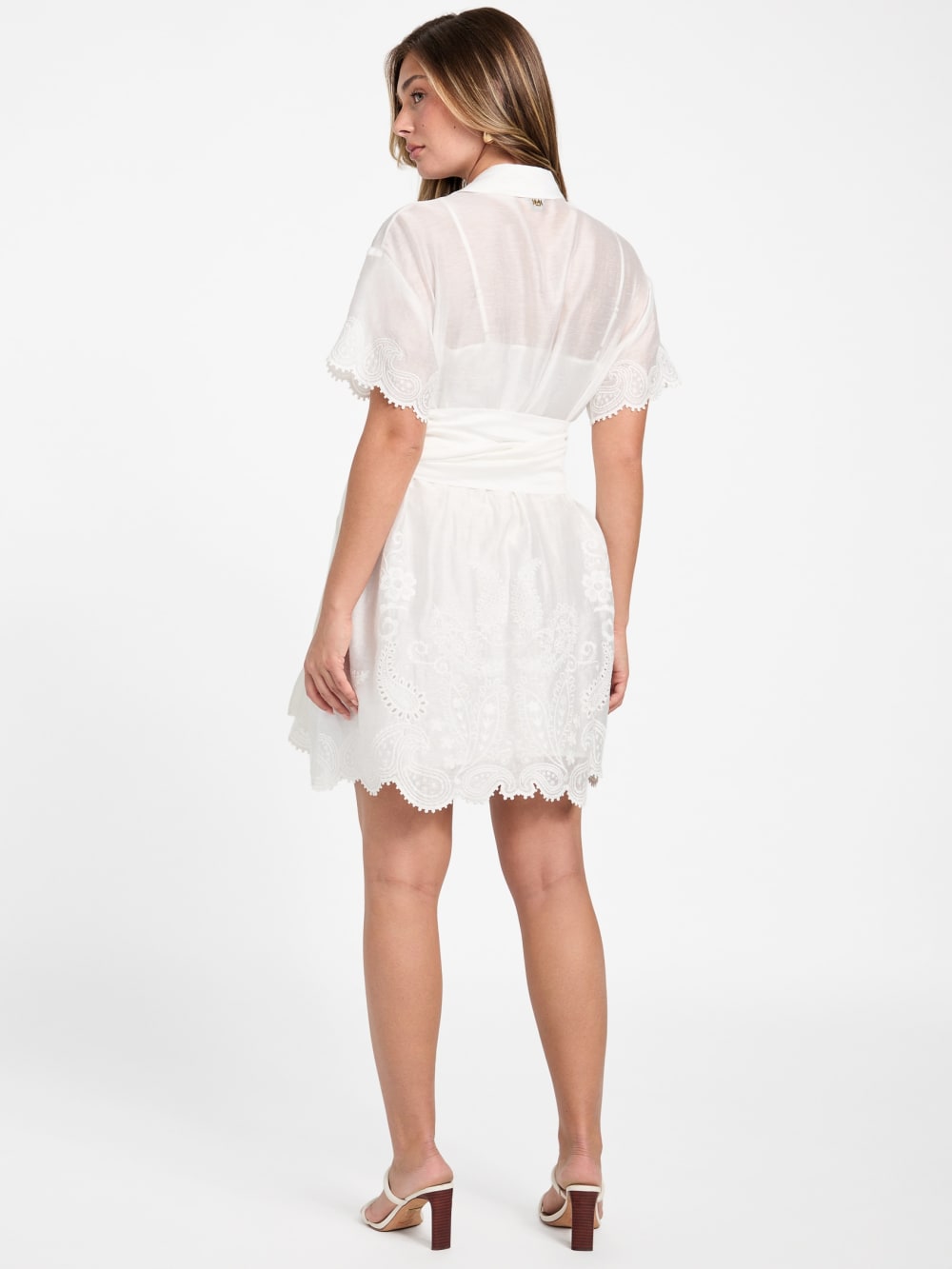 Eco Mindy Embroidered Mini Dress - Guess
