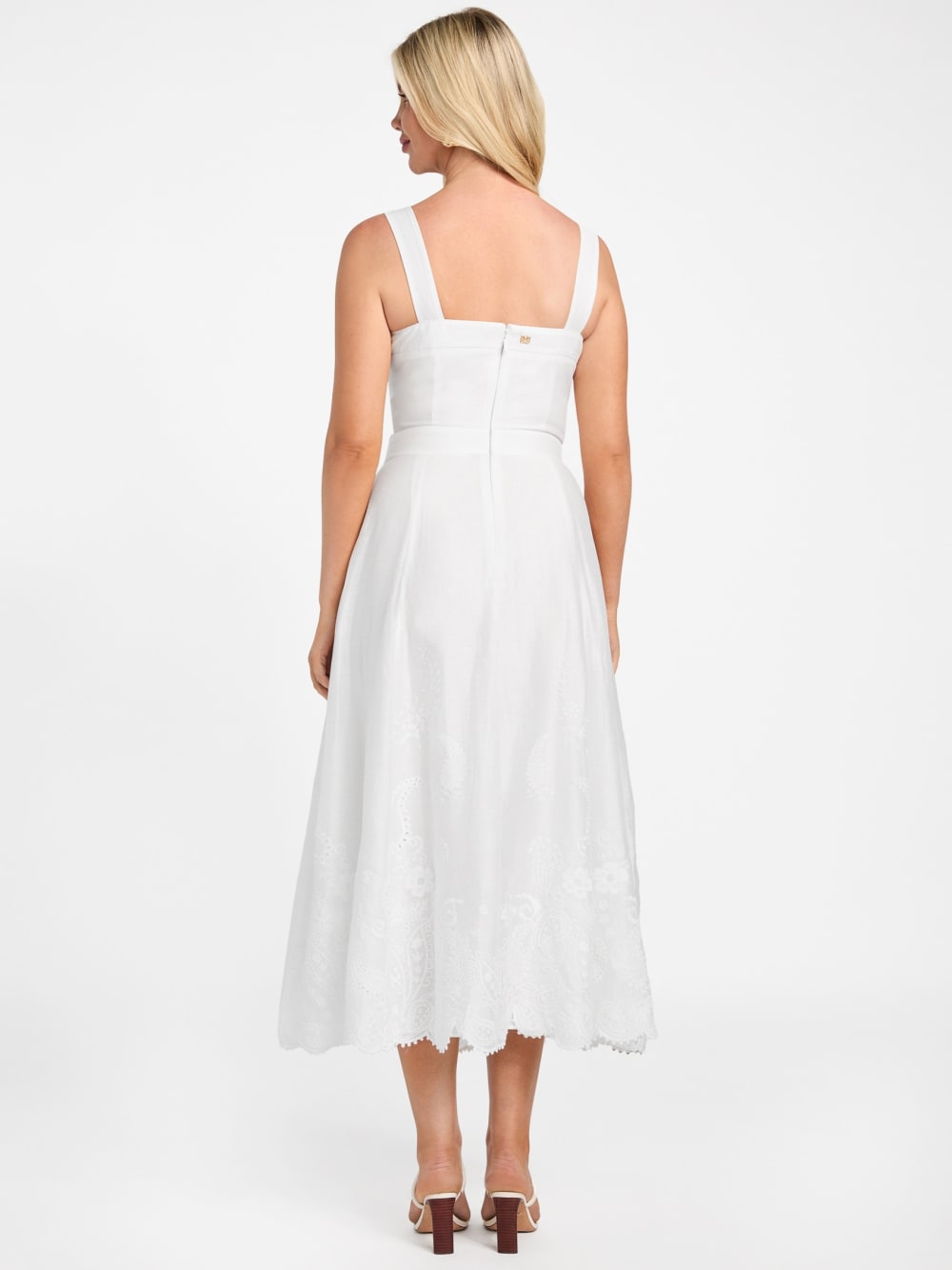 Eco Mindy Embroidered Midi Dress - Guess