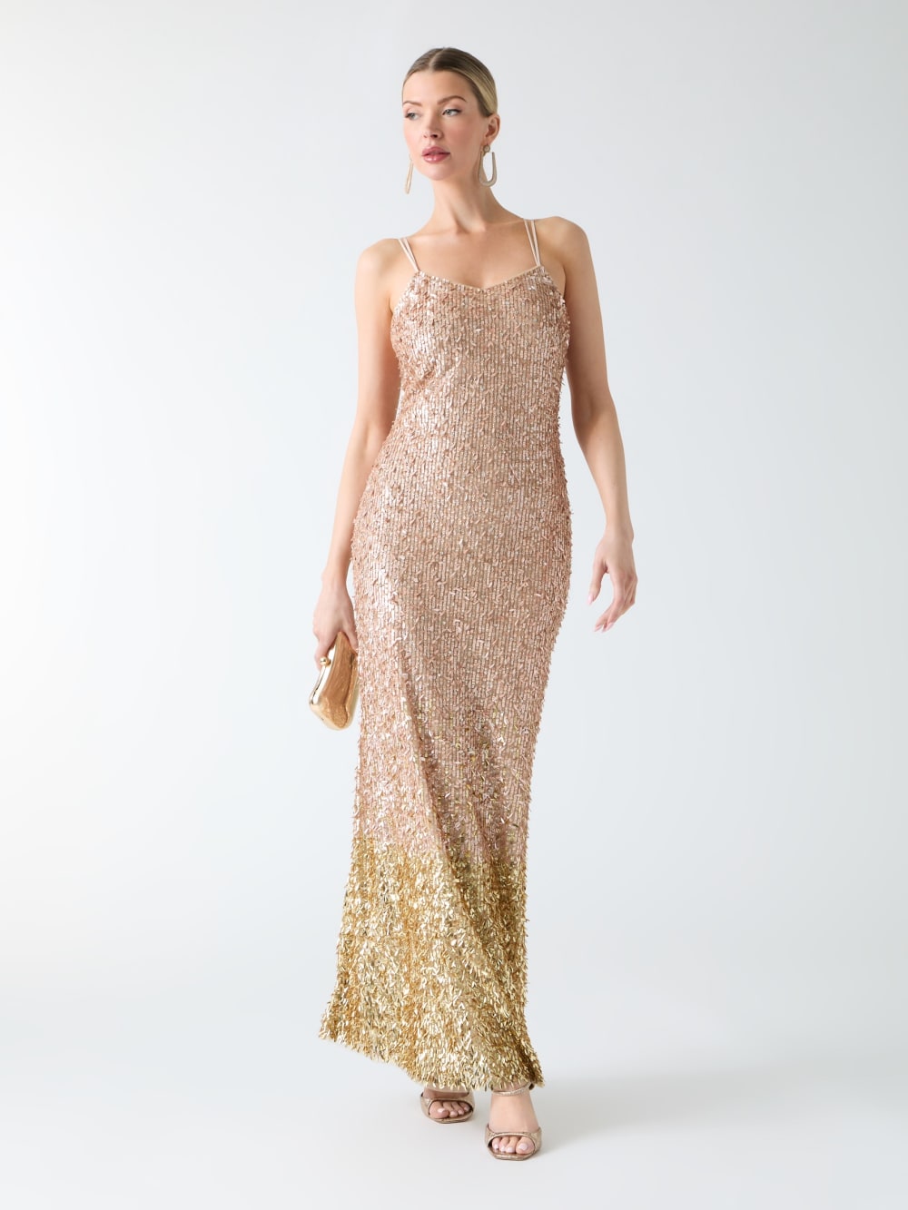 Marilyn Sequin Maxi Dress - Guess
