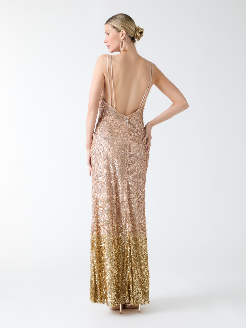Marilyn Sequin Maxi Dress - Guess