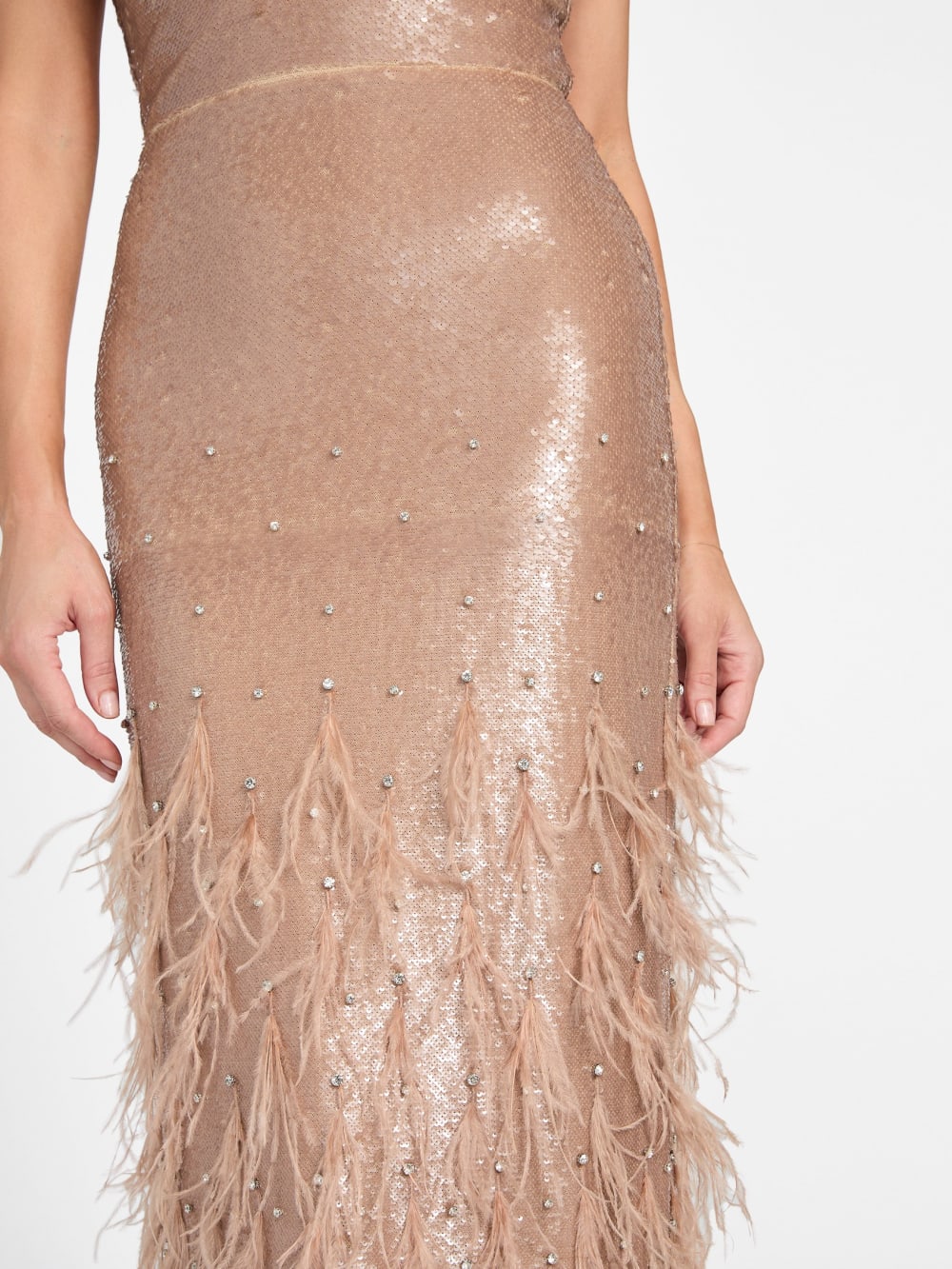 Raya Feathered Gown - Guess