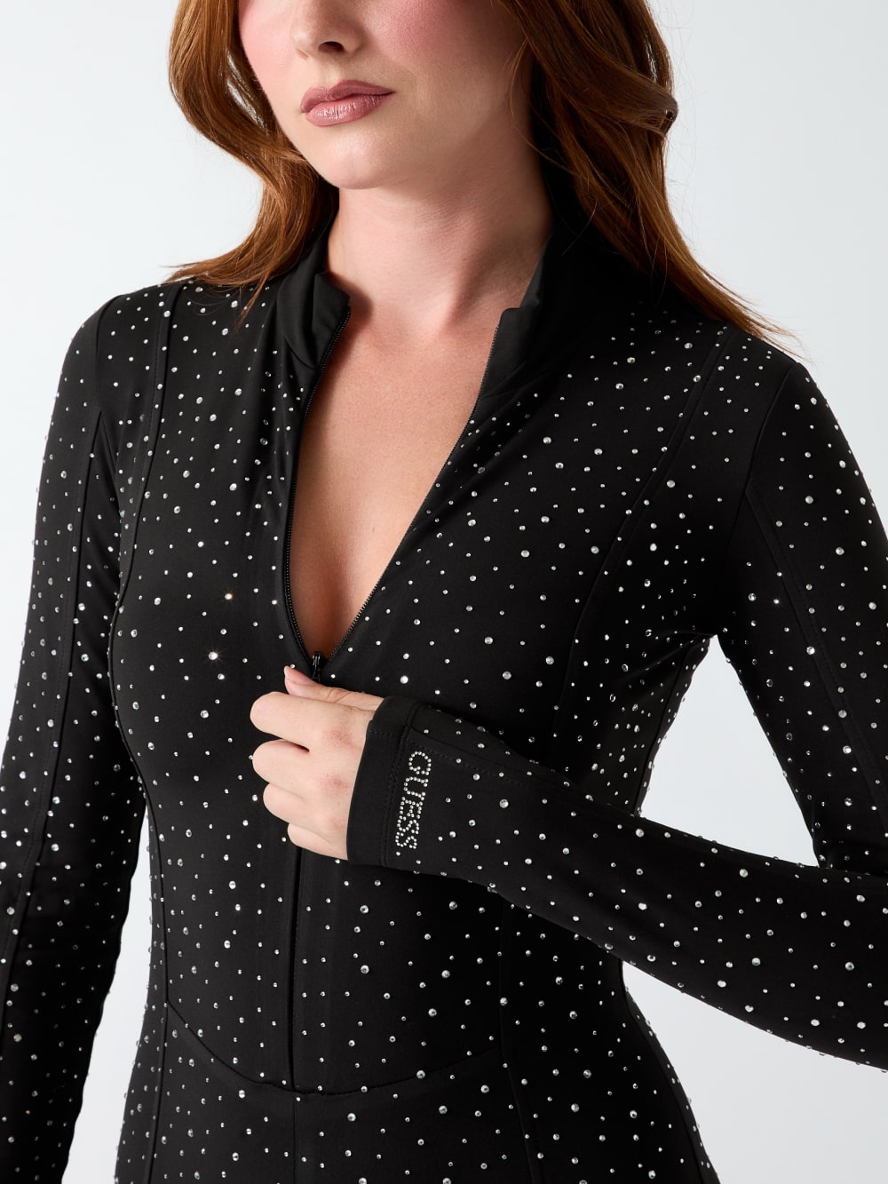 Nati Rhinestone Ski Jumpsuit - Guess