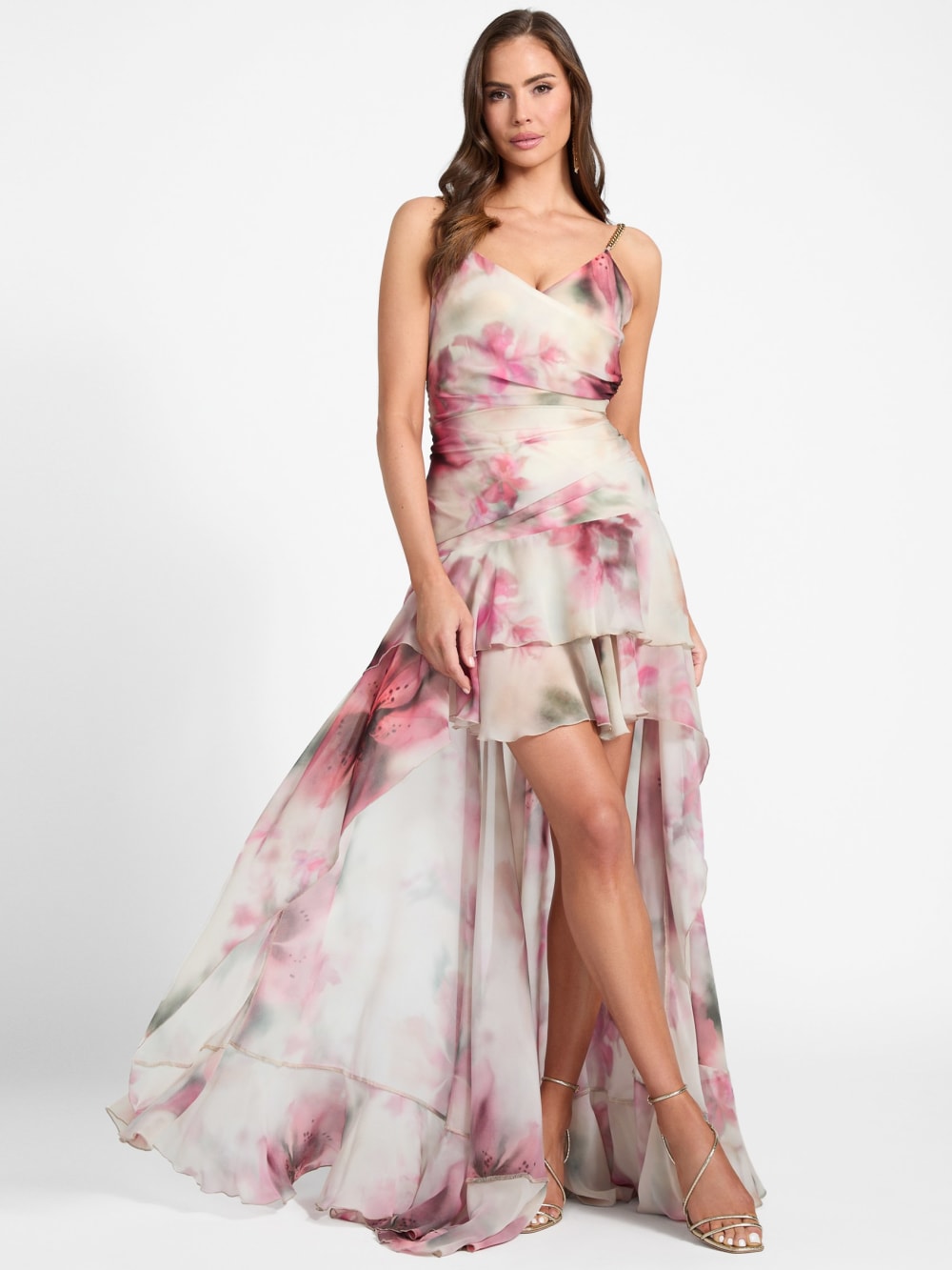 Eco Kendall Printed High-Low Dress - Guess