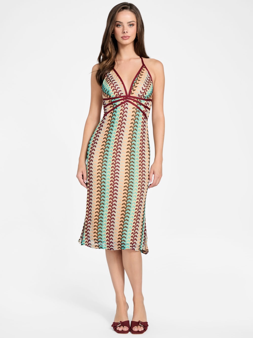 Fearne Midi Dress - Guess
