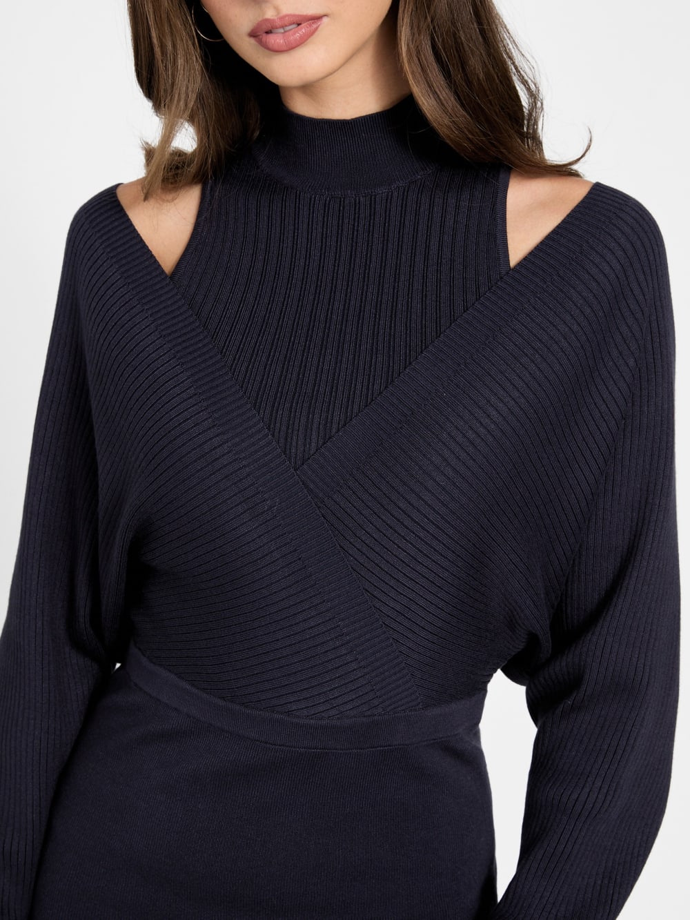Rib-knit mini dress - Guess