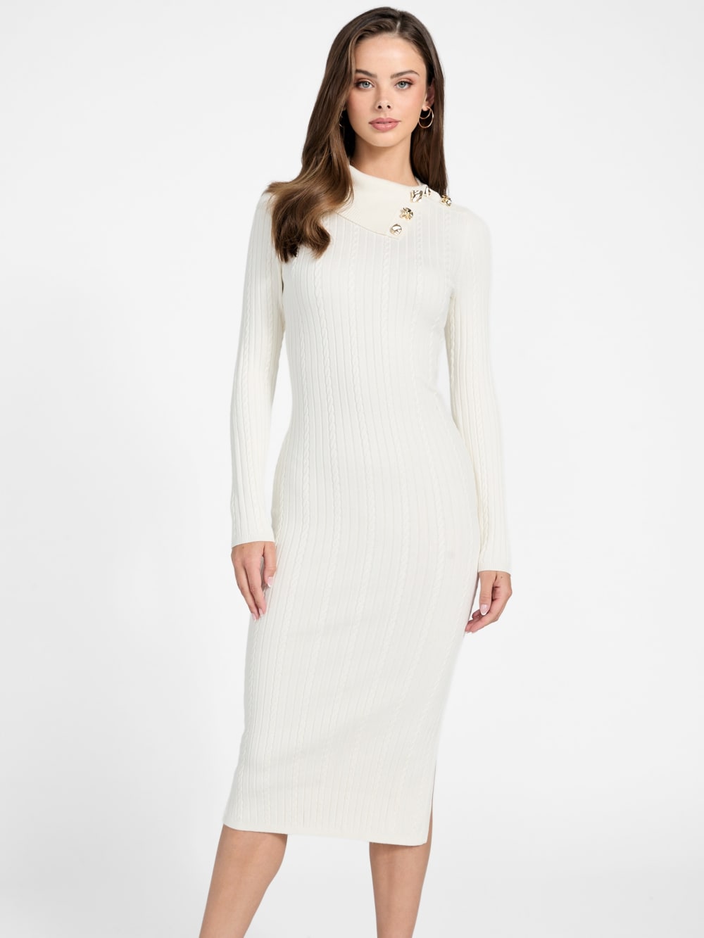 Eco Priscilla Cable-Knit Dress - Guess