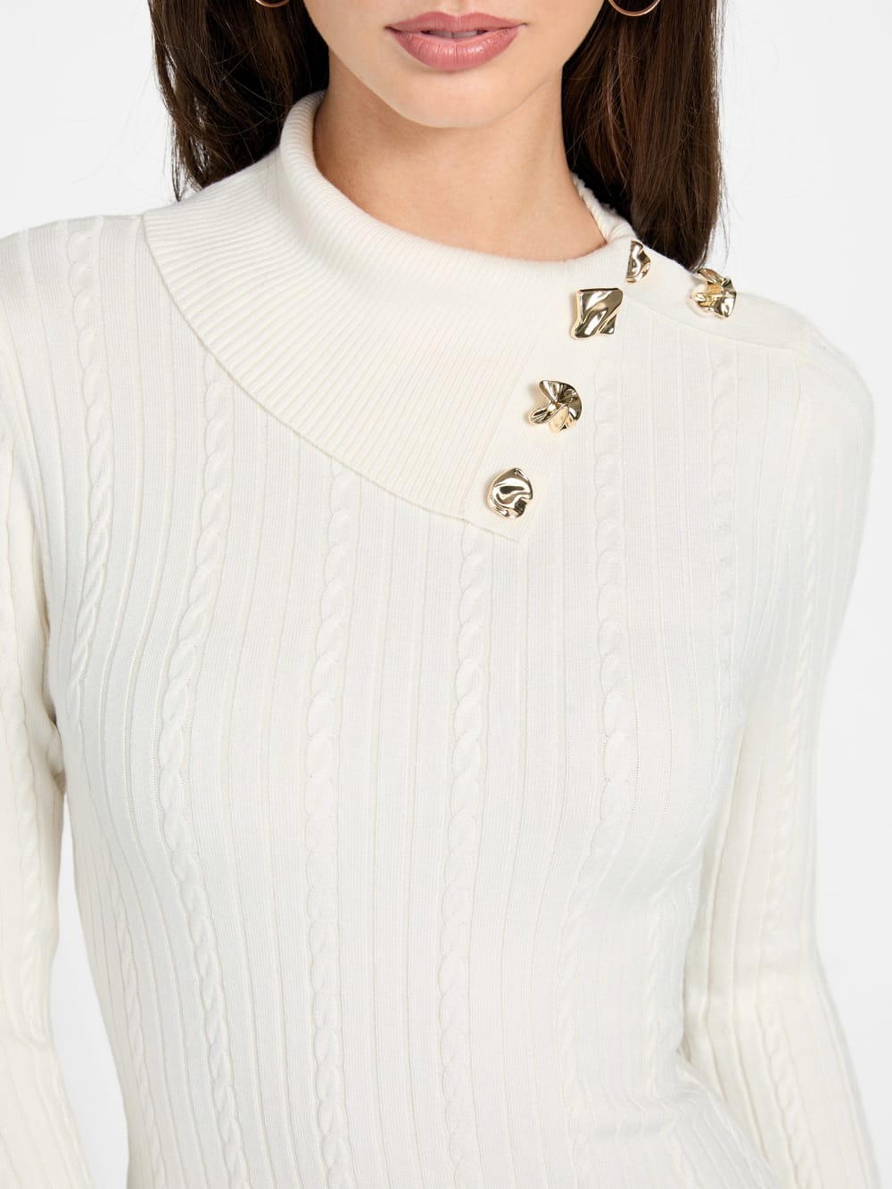 Eco Priscilla Cable-Knit Dress - Guess