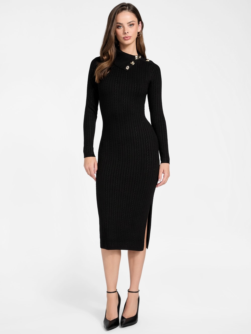 Eco Priscilla Cable-Knit Dress - Guess