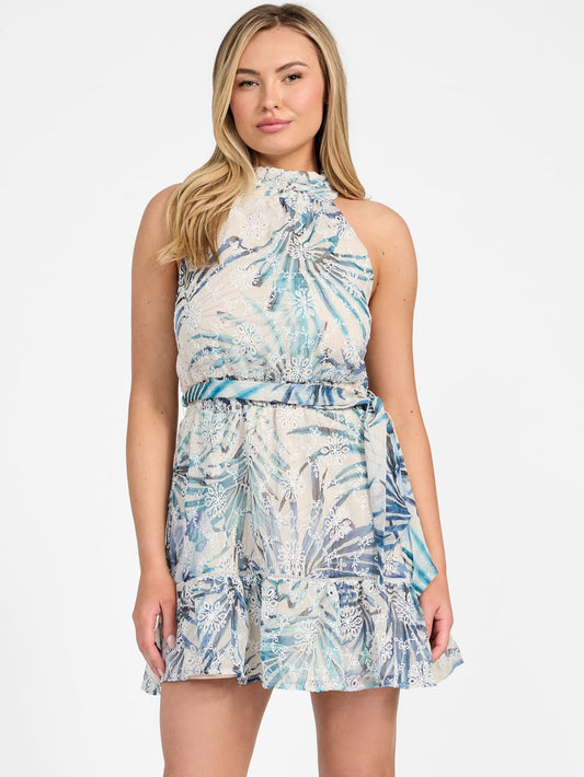 Danielle Halter Chiffon Dress - Guess