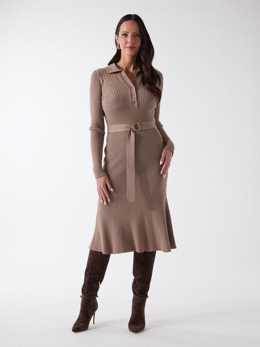 Agathe Polo Sweater Dress - Guess
