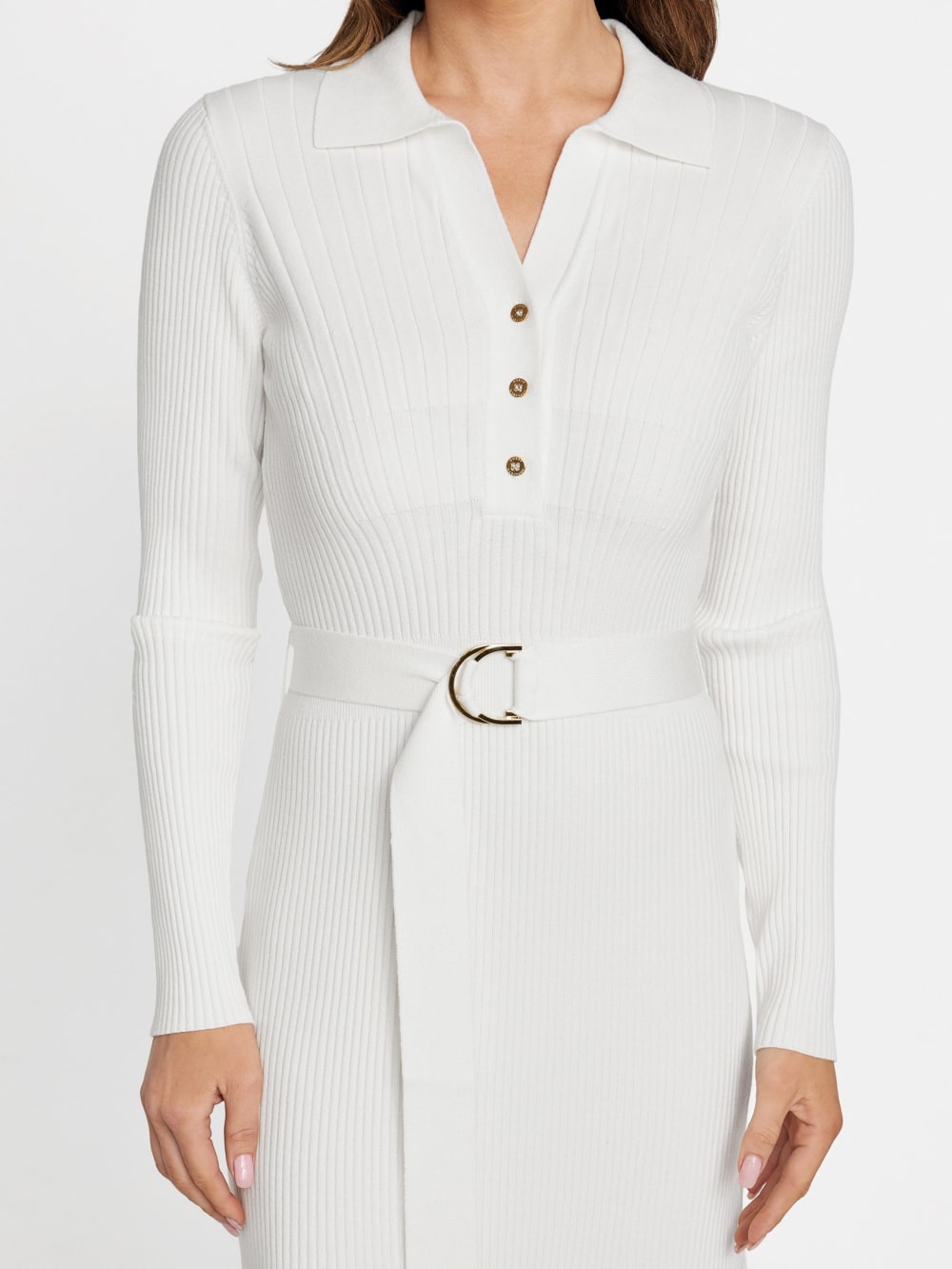 Agathe Polo Sweater Dress - Guess
