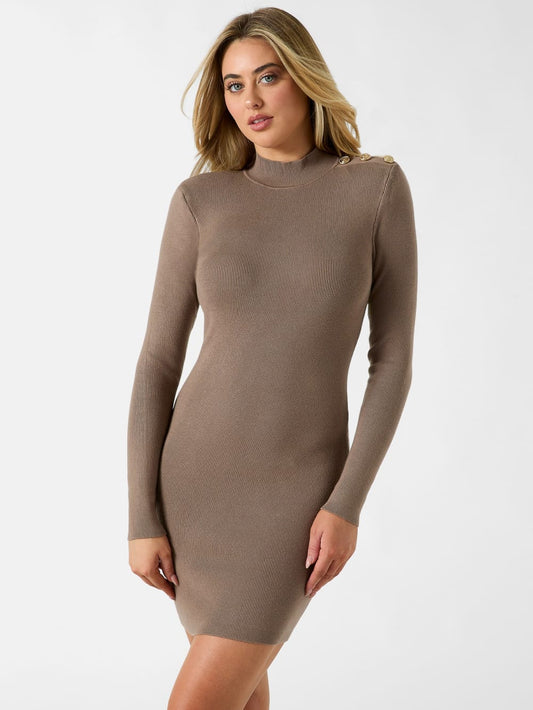 Rib-knit mini dress - Guess