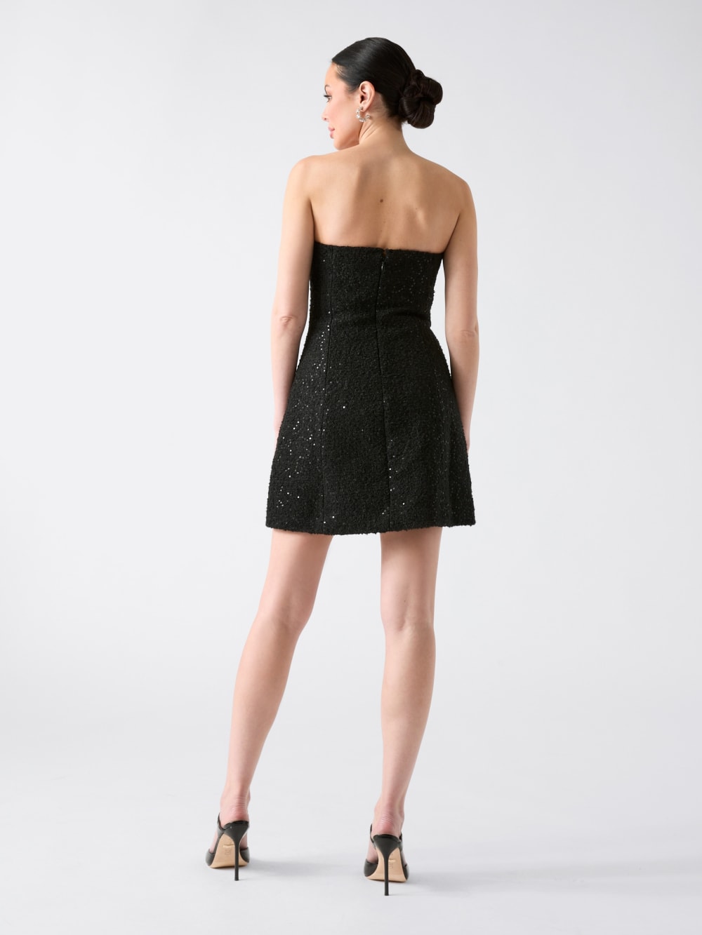 Boucl  Away Sequin Dress - Guess