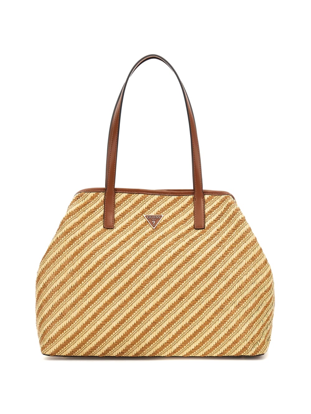 Vikky Woven Straw Tote Set - Guess
