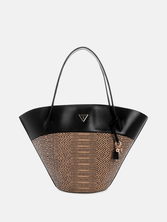Venere Extra Large Woven Tote - Guess